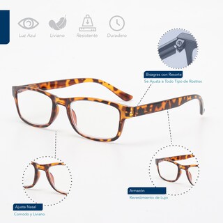 Foto 2 | Foto 2 | Set de 5 Lentes de Lectura Magma Life 0.5 Filtro Blue Light Unisex Multicolor