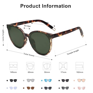 Foto 5 | Foto 5 | Lentes de Sol Sojos Cafés Unisex-Venta Internacional