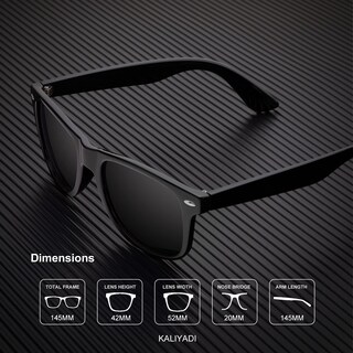 Foto 3 | Foto 3 | Lentes de Sol Kaliyadi Negros 2 Piezas Unisex-Venta Internacional