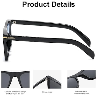 Foto 4 | Foto 4 | Xtellar Lentes De Sol Con Protección Uv400 - Elegancia Unisex Al Estilo Cuadrado Chic
