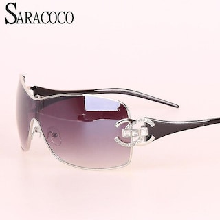 Foto 2 | Foto 2 | Gafas De Sol Huoguo De Metal Sin Montura Con Tachuelas De Diamante Para Mujer - Venta Internacional.