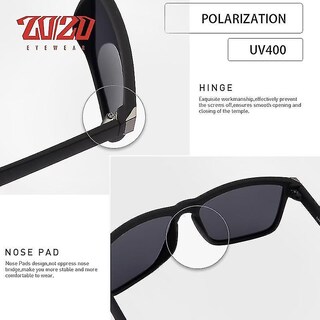 Foto 2 | Foto 2 | Gafas De Sol Huoguo Retro Polarizadas Con Montura Tr Para Exteriores - Venta Internacional.