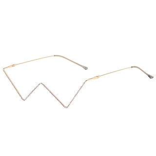 Foto 1 | Foto 1 | Gafas Huoguo  Retro  De Forma Irregular  Vintage  Unisex  De Metal - Venta Internacional.