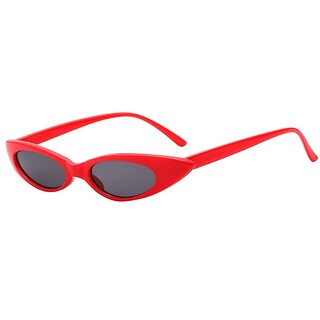 Foto 1 | Foto 1 | Gafas De Sol Huoguo Retro Vintage Clout Cat Rapper Ovaladas Unisex - Venta Internacional.