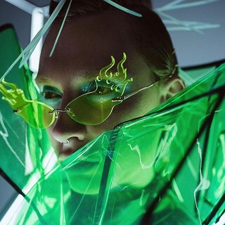 Foto 4 | Foto 4 | Gafas De Sol Huoguo Fashion Irregular Cat Eye Uv400 Para Hombre Y Mujer - Venta Internacional.