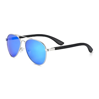 Foto 1 | Foto 1 | Gafas De Sol Earth Wood Sayulita Polarizadas Marrón Oscuro/azul - Venta Internacional.