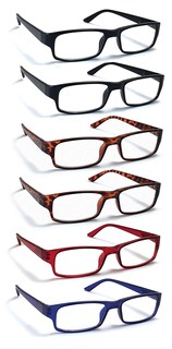 Foto 1 | Foto 1 | Gafas De Lectura Boost Eyewear Paquete De 6 Monturas Tradicionales - Venta Internacional.
