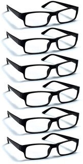 Foto 1 | Foto 1 | Paquete De 6 Gafas De Lectura Boost Eyewear Negras +3.00 - Venta Internacional.