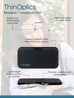 Foto 4 | Foto 4 | Funda Con Llavero Thinoptics Para Gafas De Lectura  Color Negro  44 45 Mm - Venta Internacional.