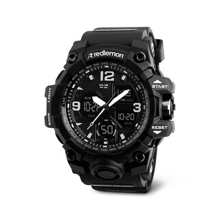 Foto 1 | Foto 1 | Reloj Digital y Análogo Sport Contra Agua Alarma Redlemon 1155b color Negro