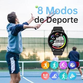 Foto 2 | Foto 2 | Reloj Inteligente con Bluetooth Malubero color Negro