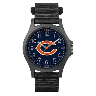 Foto 1 | Foto 1 | Venta Internacional - Timex Men's Nfl Pride 40 Mm Reloj - Chicago Bears Con Correa De Revestimiento Negro Negro