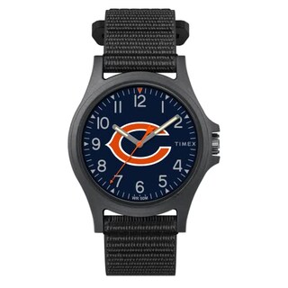 Foto 2 | Foto 3 | Venta Internacional - Timex Men's Nfl Pride 40 Mm Reloj - Chicago Bears Con Correa De Revestimiento Negro Negro