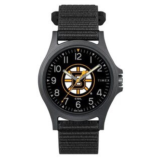Foto 1 | Foto 1 | Venta Internacional - Timex Men's Nhl Pride 40 Mm Reloj - Boston Bruins Con Correa De Revisión Rápida Negra