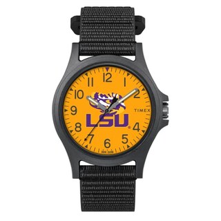 Foto 1 | Foto 1 | Venta Internacional - Timex Men's Collegiate Pride 40 Mm Watch - Lsu Tigers Con Correa De Revisión Rápida Negra