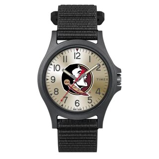 Foto 2 | Foto 3 | Venta Internacional - Timex Men's Collegiate Pride 40 Mm Watch - Florida State Seminoles Con Strap Black Fastwrap