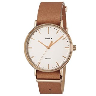 Foto 1 | Foto 1 | Venta Internacional - Timex Unisex Tw2p91200 Fairfield 41 Brown Leather Slu -thru Store Watch