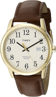 Foto 2 | Foto 3 | Venta Internacional - Reloj De 38 Mm De Cuero De Lector Fácil Para Hombres Timex