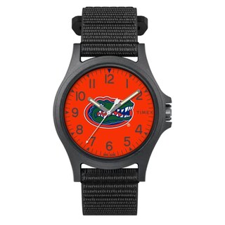 Foto 2 | Foto 3 | Venta Internacional - Timex Men's Collegiate Pride 40 Mm Reloj - Gators De Florida Con Correa Negra De Fastwrap