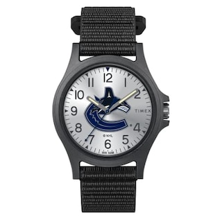 Foto 2 | Foto 3 | Venta Internacional - Timex Men's Nhl Pride 40 Mm Reloj - Vancouver Canucks Con Correa De Revisión Rápida Negra