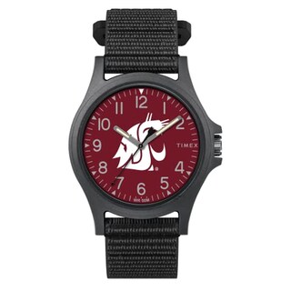 Foto 2 | Foto 3 | Venta Internacional - Timex Men's Collegiate Pride 40 Mm Reloj - Washington State Cougars Con Correa De Revisión De Fast