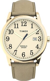 Foto 1 | Foto 1 | Venta Internacional - Timex Femen's Easy Reader Date Correa De Cuero De 38 Mm Reloj