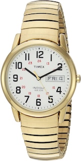 Foto 1 | Foto 1 | Venta Internacional-timex Men's T2n092 Easy Reader 35 Mm Gold-tone Extra Long Acero Inoxidable Reloj De Banda De Acero D
