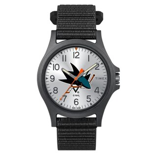 Foto 1 | Foto 1 | Venta Internacional - Timex Men's Pride 40 Mm Reloj - San Jose Sharks Con Correa De Revisión Rápida Negra