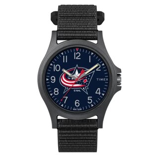 Foto 2 | Foto 3 | Venta Internacional - Timex Men's Nhl Pride 40 Mm Watch - Columbus Blue Jackets Con Correa De Revisión Rápida Negra