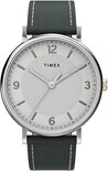 Venta Internacional - Timex Southview Southview 41 Mm Reloj - Case De Plateado Dial Blanco Con Correa De Cuero Gris