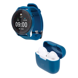 Foto 3 | Foto 3 | Kit Smartwatch Stf Reloj Kronos Sound Pack + Audífonos Tws Azul