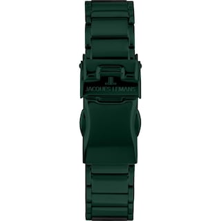 Foto 3 | Foto 3 | Reloj Jacques Lemans 42-8k Ceramic Cáratula Negra Con Detalles Verdes-negro