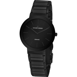 Foto 1 | Foto 1 | Reloj Jacques Lemans 42-8g Ceramic Cáratula Negra Con Detalles Negros-negro