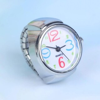 Foto 3 | Foto 3 | Reloj De Anillo Ajustable High Monaco Mxtqs-003 3 Piezas Plata Y Blanco