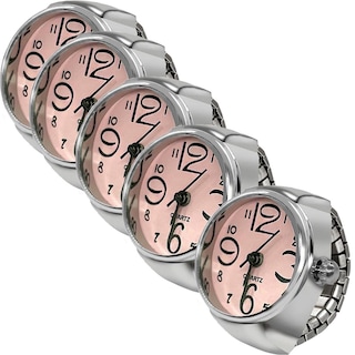 Foto 1 | Foto 1 | Reloj Analógico Rosa High Monaco Mxtea-005 5 Piezas Plata Y Rosa