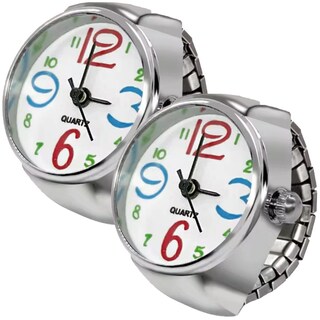 Foto 2 | Foto 2 | Reloj Anillo Elástico High Monaco Mxtqs-002 2 Piezas Plata Y Blanco