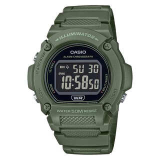 Foto 1 | Foto 1 | Reloj Casio W-219hc-3bvcf Illuminator Verde