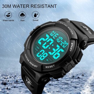 Foto 5 | Foto 5 | Reloj Skmei Digital Con Cara Grande Para Hombre, Deportivo, Impermeable, Negro - Venta Internacional.