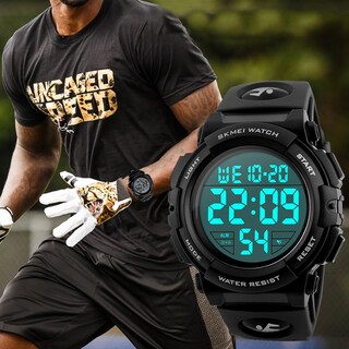 Foto 7 | Foto 7 | Reloj Skmei Digital Con Cara Grande Para Hombre, Deportivo, Impermeable, Negro - Venta Internacional.