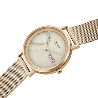 Foto 4 | Foto 4 | Reloj Obaku Denmark V248ghvjmv Draabe Blush-oro Rosa