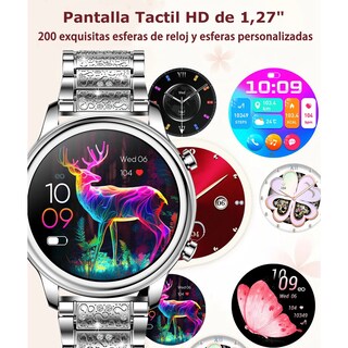 Foto 4 | Foto 4 | Reloj Inteligente doble pulsera Eo Safe Imports Esi-19593 Blanco Para Mujer
