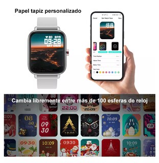 Foto 3 | Foto 3 | Reloj Inteligente Deportivo Lab.G Plateado