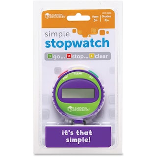Foto 1 | Foto 1 | Stopwatch Learning Resources, Sencillo, Con 3 Botones Para Niños Mayores De 5 Años - Venta Internacional.