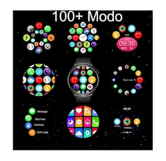 Foto 2 | Foto 2 | Smartwatch Reloj Inteligente Llamadas 1.51 Hombre Watch4 Pro Negro