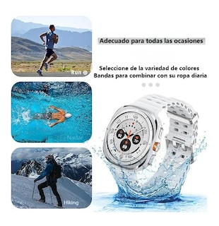 Foto 2 | Foto 2 | Smartwatch Reloj Inteligente Bluetooth Plateado