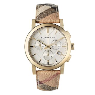 Foto 2 | Foto 2 | Reloj Burberry Unisex The City Bu9752 Caja Redonda 38mm Diámetro Acero Inoxidable Cierre Hebilla Movimiento Cuarzo Dial Blanco
