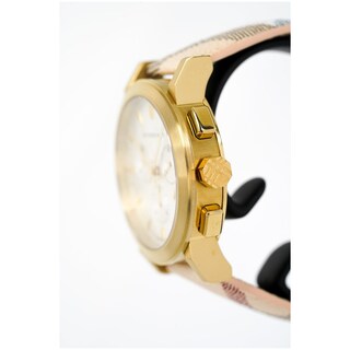 Foto 4 | Foto 4 | Reloj Burberry Unisex The City Bu9752 Caja Redonda 38mm Diámetro Acero Inoxidable Cierre Hebilla Movimiento Cuarzo Dial Blanco