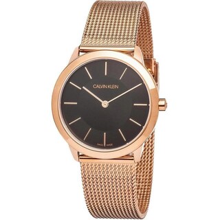 Foto 1 | Foto 1 | Reloj Calvin Klein Unisex Minimal K3m2262y Caja Redonda 35mm Diámetro Acero Inoxidable Cierre Desplegable Movimiento Cuarzo