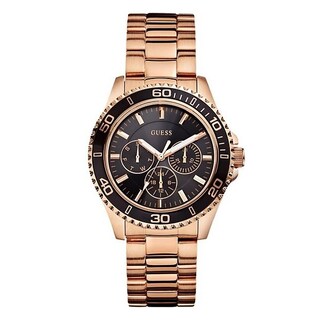 Foto 1 | Foto 1 | Reloj Guess Unisex Classic W0231l7 Caja Redonda 40mm Diámetro Acero Inoxidable Cierre Desplegable Movimiento Cuarzo Dial Negro