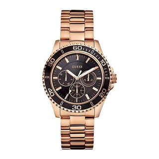 Foto 2 | Foto 2 | Reloj Guess Unisex Classic W0231l7 Caja Redonda 40mm Diámetro Acero Inoxidable Cierre Desplegable Movimiento Cuarzo Dial Negro